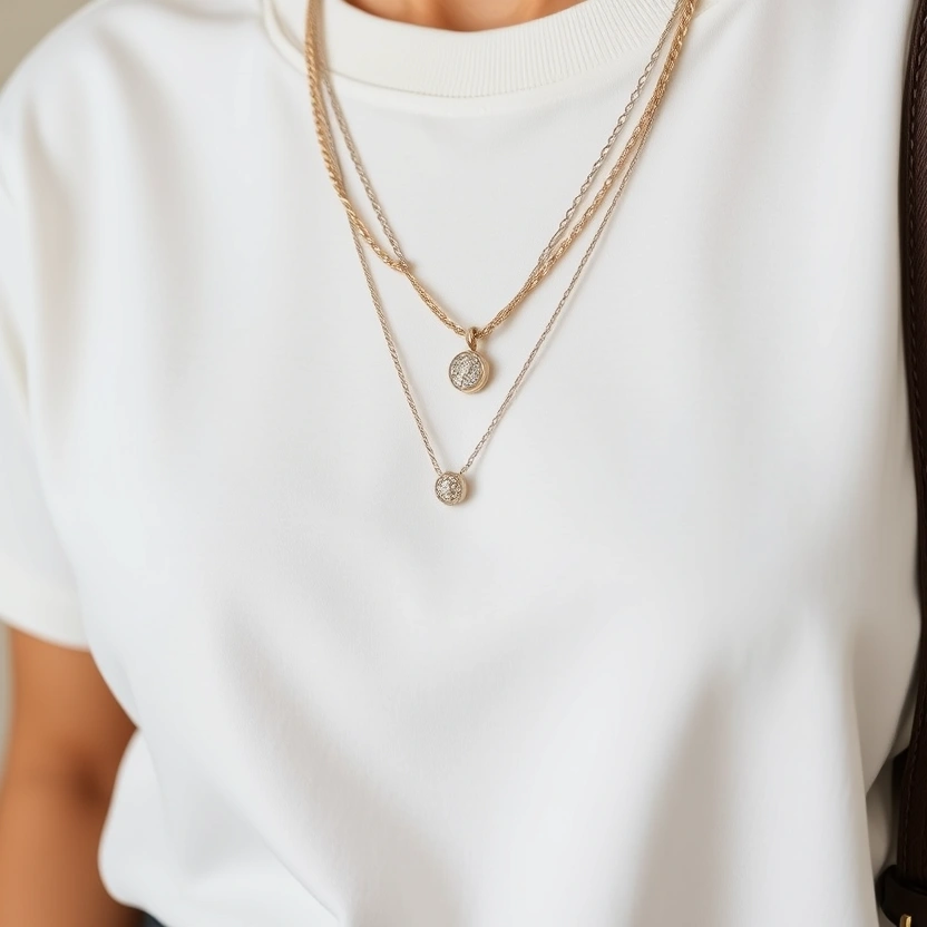 Customer @detail.queen layered accessories close-up