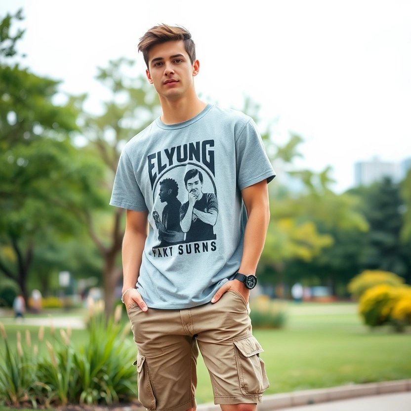 Customer @mike.j in graphic tee street style